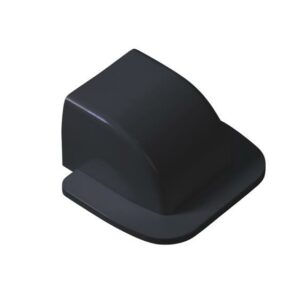 Optimal Muurkap Od 80 ZWART  2310