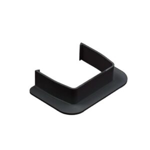 Optimal muurrosette OD-80 ZWART  2311