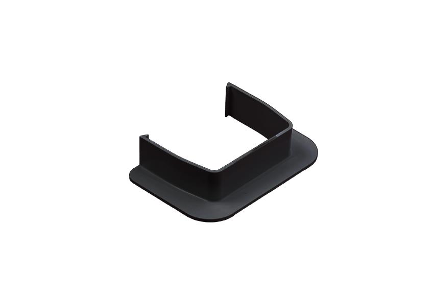 Optimal muurrosette OD-80 ZWART  2311