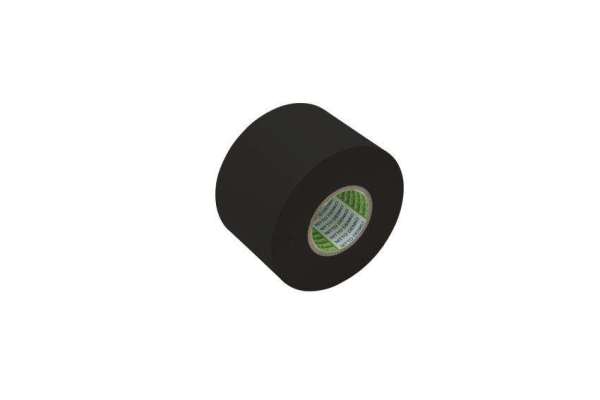 Pvc tape zwart 50x20 meter pak van 4 rol