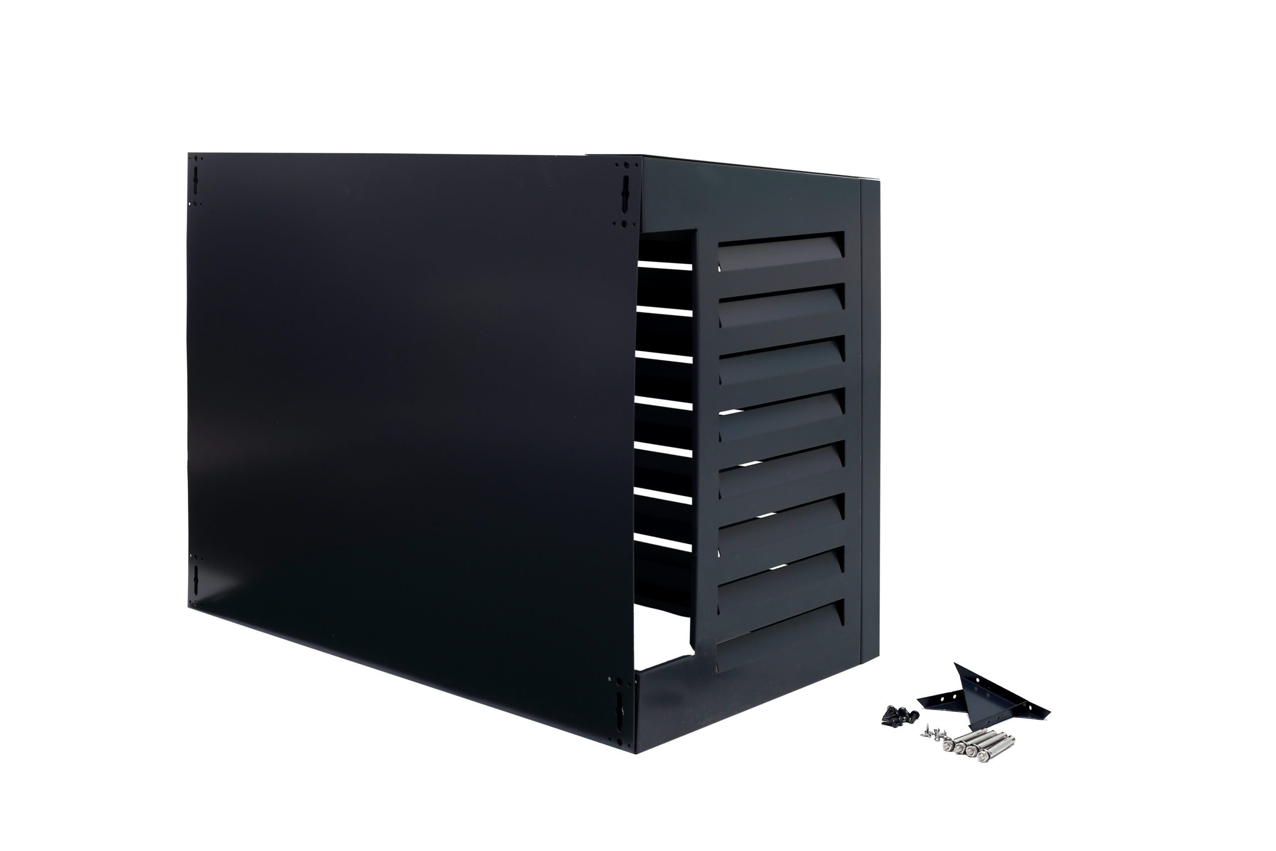 Qventi Airconditioner cover louvre achterplaat antraciet 100*75