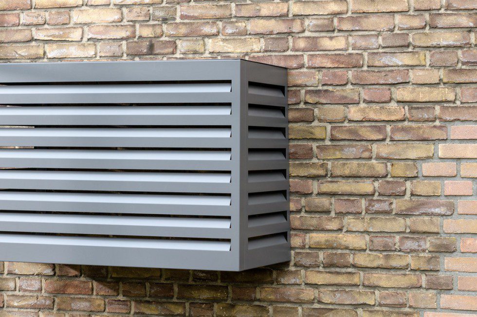 Qventi Aluminium Wit Airconditioner ombouw  115*85*57 Medium - Afbeelding 3