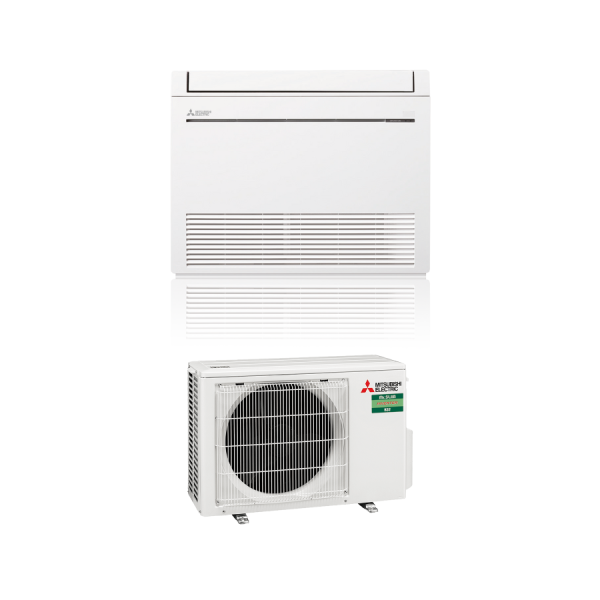 Mitsubishi Electric Vloermodel 5,0 kW Inverter Single Split Set