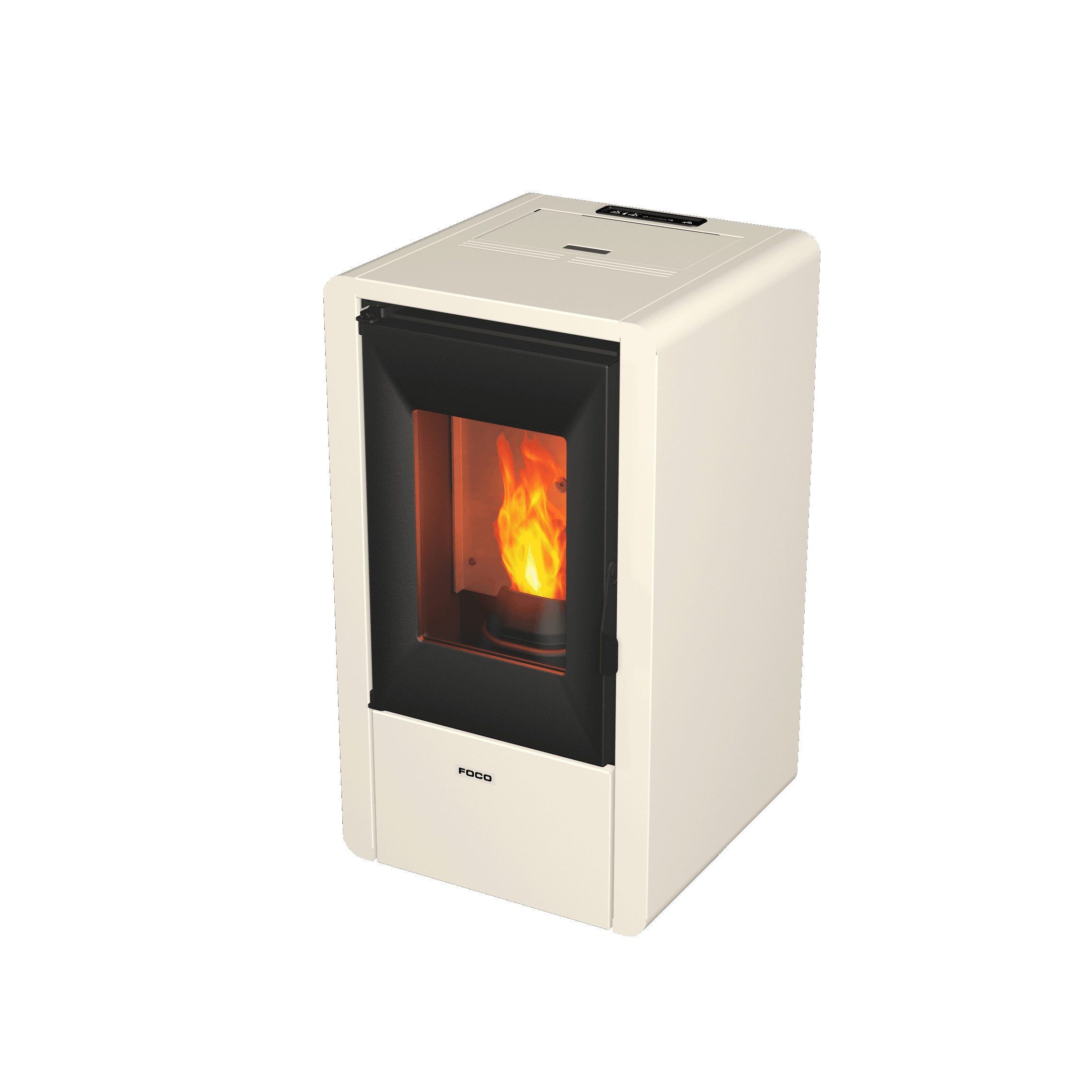 Foco Smart Mod 6 pellet kachel Wit