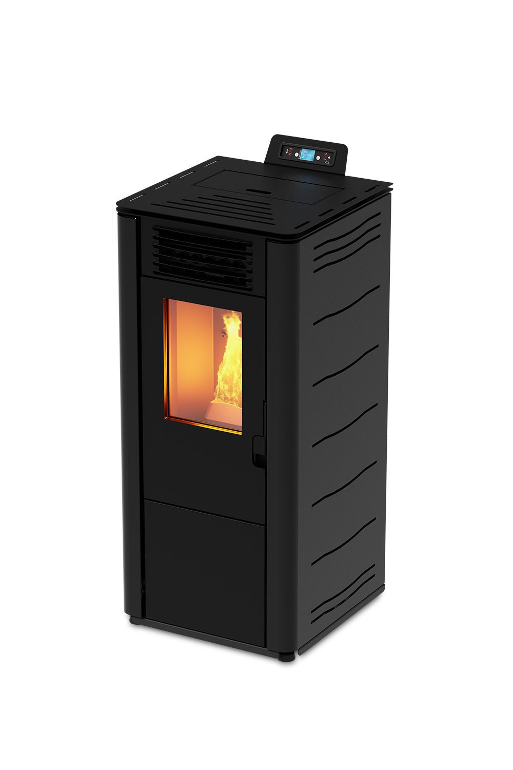 Foco Basic steel 10 Pellet kachel zwart incl AB