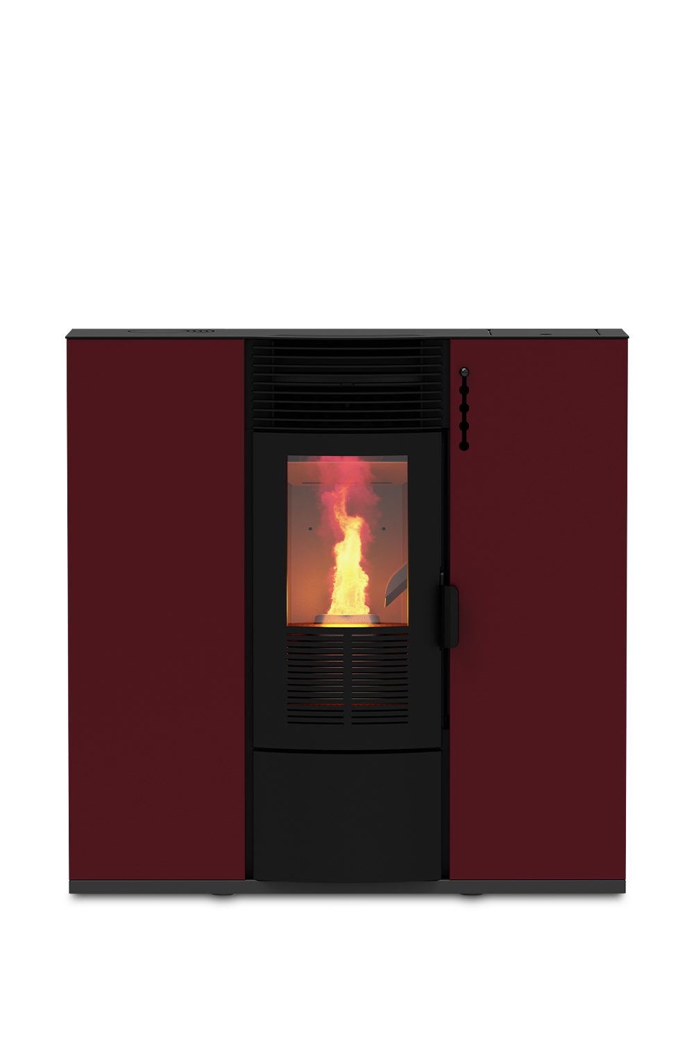 Foco Slim mod 8 Bordeaux pellet kachel