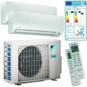 Daikin Duo set 2 x 2.5 kw en 4Kw outside unit FTXP25R/2MXM40