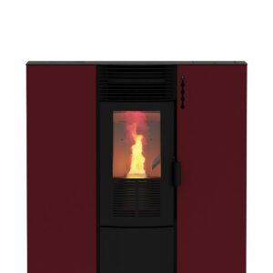 Foco Slim mod 12C Bordeaux pellet kachel