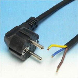 Netsnoer 3 meter met schuko stekker 3*1.5